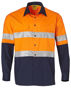 Picture of Australian Industrial Wear RIP-STOP LONG SLEEVE SAFETY SHIRT SW69