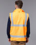 Picture of Australian Industrial Wear VIC Rail Hi Vis Reversible Safety Vest - Unisex SW76