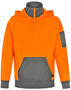 Picture of Australian Industrial Wear UNISEX HI VIS ¼ ZIP PREMIUM FLEECE HOODIE SW78