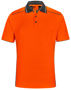 Picture of Australian Industrial Wear UNISEX HI-VIS BAMBOO CHARCOAL VENTED SS POLO SW79