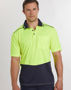 Picture of Australian Industrial Wear UNISEX HI-VIS BAMBOO CHARCOAL SS POLO SW81