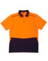 Picture of Australian Industrial Wear UNISEX HI-VIS BAMBOO CHARCOAL SS POLO SW81