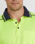 Picture of Australian Industrial Wear UNISEX HI-VIS BAMBOO CHARCOAL SS POLO SW81