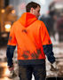 Picture of Australian Industrial Wear HI-VIS TWO TONE WATER RESISTANT FLEECE HOODIE SW91