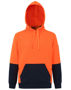 Picture of Australian Industrial Wear HI-VIS TWO TONE WATER RESISTANT FLEECE HOODIE SW91