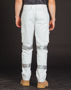 Picture of Australian Industrial Wear Mens White Safety pants with Biomotion Tape Configuration WP18HV