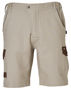 Picture of Australian Industrial Wear MENS STRETCH CARGO WORK SHORTS WITH DESIGN PANEL TREATMENTS WP23