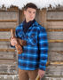 Picture of Australian Industrial Wear UNISEX QUILTED FLANNEL SHIRT-STYLE JACKET WT07