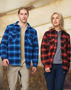 Picture of Australian Industrial Wear UNISEX QUILTED FLANNEL SHIRT-STYLE JACKET WT07